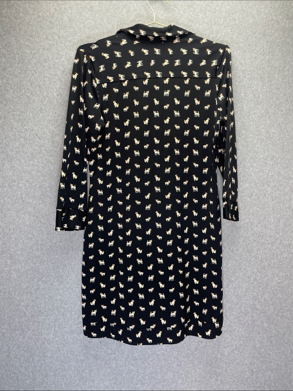 Jude Connally Finley Jack Russell Dog Print Shirt Dress - Picture 3 of 8